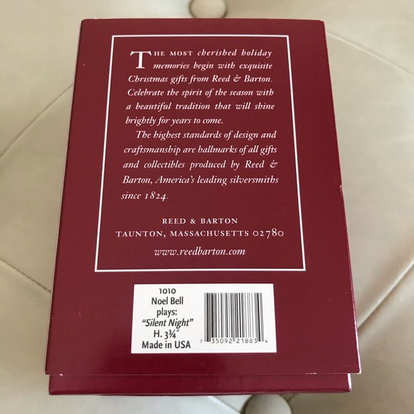 🎶 Musical Reed & Barton Bell Ornament - Picture 4 of 12